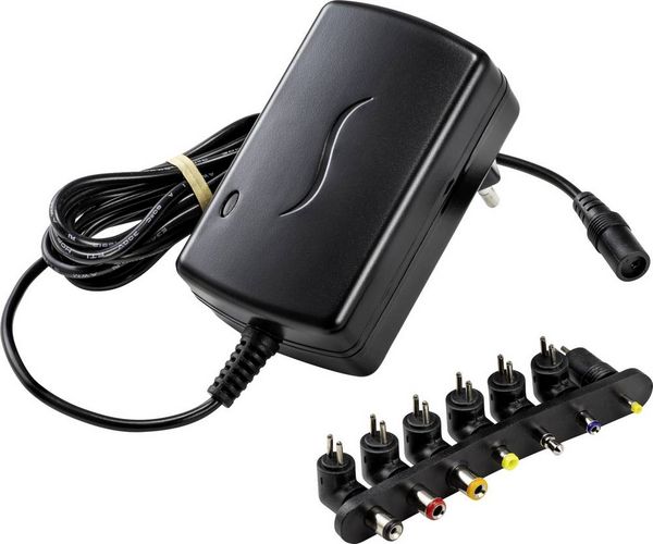 Produktbild: VOLTCRAFT VC-11335620 Steckernetzteil, einstellbar 9 V/DC, 12 V/DC, 15 V/DC, 18 V/DC, 20 V/DC, 24 V/DC 1.5 A 24 W Ausgangsspannung regelbar
