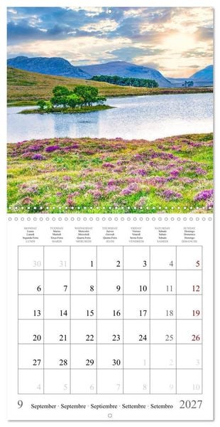 Produktbild: Scotland - Magical landscapes of the Highlands (Wall Calendar 2027 12 &times; 12 Inch) CALVENDO 12 Month Wall Calendar