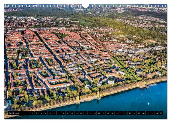 Produktbild: Hannover - Luftige Einblicke (Wandkalender 2026 DIN A3 quer), CALVENDO Monatskalender