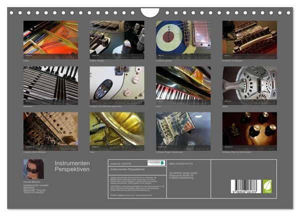 Produktbild: Instrumenten Perspektiven (Wandkalender 2026 DIN A4 quer), CALVENDO Monatskalender