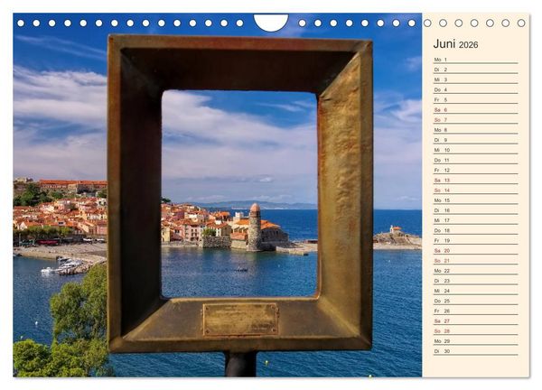 Produktbild: Collioure - Perle der Cote Vermeille (Wandkalender 2026 DIN A4 quer), CALVENDO Monatskalender