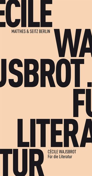Produktbild: F&uuml;r die Literatur