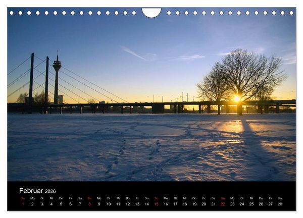 Produktbild: D&uuml;sseldorf 2026 (Wandkalender 2026 DIN A4 quer), CALVENDO Monatskalender