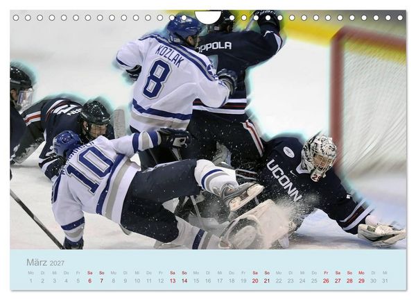 Produktbild: Eishockey! Schneller, h&auml;rter, das Powergame! (Wandkalender 2027 DIN A4 quer), CALVENDO Monatskalender