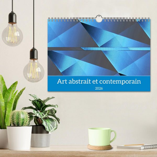 Produktbild: Art abstrait et contemporain (Calendrier mural 2026 DIN A4 vertical), CALVENDO calendrier mensuel