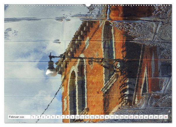Produktbild: Venedig - pittoreske Sch&ouml;nheit (hochwertiger Premium Wandkalender 2026 DIN A2 quer), Kunstdruck in Hochglanz
