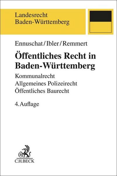 Produktbild: &Ouml;ffentliches Recht in Baden-W&uuml;rttemberg
