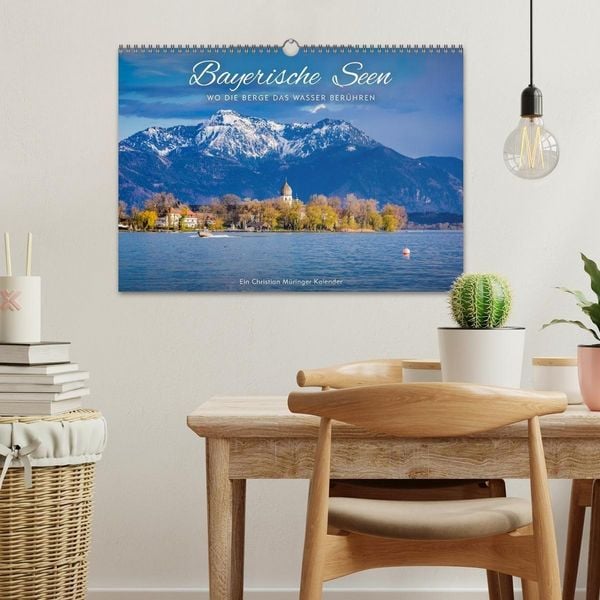 Produktbild: Bayerische Seen - Wo die Berge das Wasser ber&uuml;hren (Wandkalender 2027 DIN A3 quer), CALVENDO Monatskalender