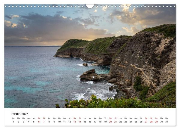 Produktbild: Guadeloupe - Antilles fran&ccedil;aises (Calendrier mural 2027 DIN A3 vertical), CALVENDO calendrier mensuel