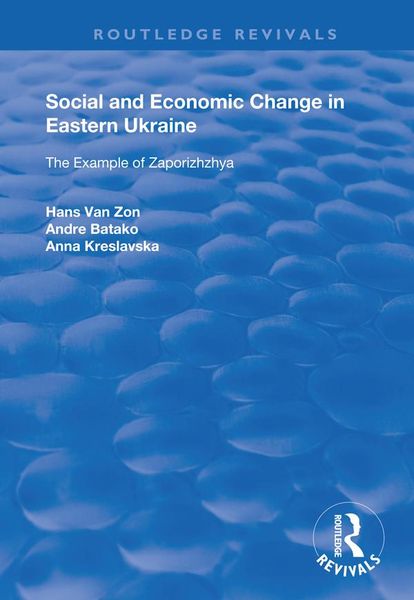 Produktbild: Social and Economic Change in Eastern Ukraine