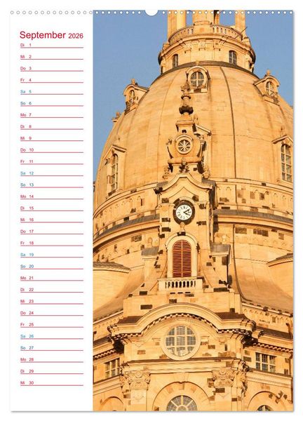 Produktbild: Frauenkirche Dresden (hochwertiger Premium Wandkalender 2026 DIN A2 hoch), Kunstdruck in Hochglanz
