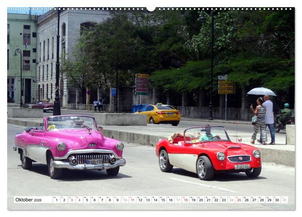 Produktbild: Englische Roadster - Oldtimer Schmuckst&uuml;cke der F&uuml;nfziger Jahre (Wandkalender 2026 DIN A2 quer), CALVENDO Monatskalender