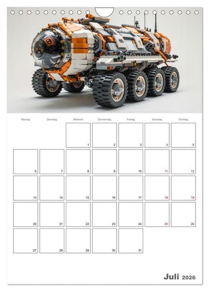 Produktbild: Gesteckte coole Flitzer (Wandkalender 2026 DIN A4 hoch), CALVENDO Monatskalender