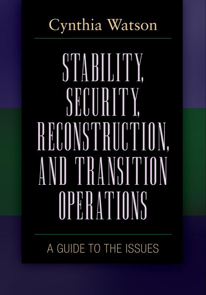 Produktbild: Stability, Security, Reconstruction, and Transition Operations