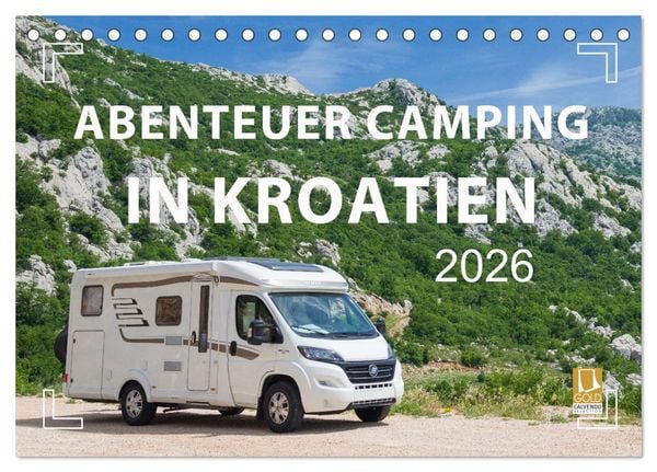 Produktbild: Abenteuer Camping in Kroatien (Tischkalender 2026 DIN A5 quer), CALVENDO Monatskalender