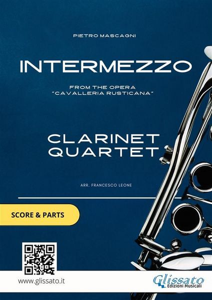Produktbild: Clarinet Quartet sheet music: Intermezzo (score & parts)