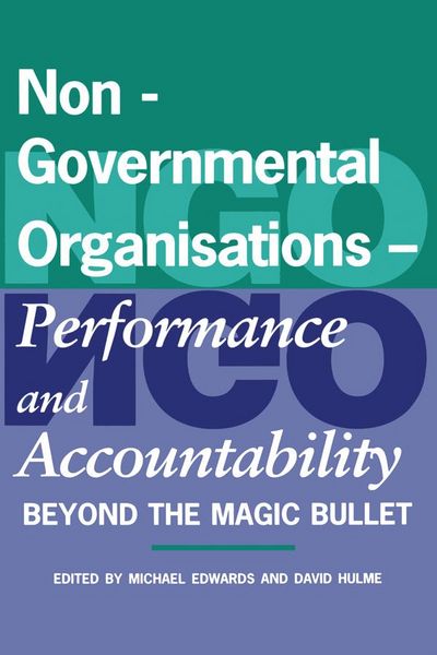 Produktbild: Non-Governmental Organisations - Performance and Accountability