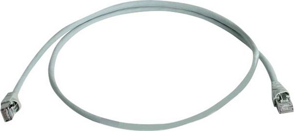 Produktbild: Teleg&auml;rtner 100009117 RJ45 Patchkabel CAT 6a S/FTP 20.00 m Grau Flammwidrig, Halogenfrei, UL-zertifiziert 1 St.