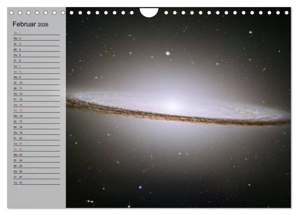 Produktbild: Der Weltraum. Spektakul&auml;re Gasnebel und Galaxien (Wandkalender 2026 DIN A4 quer), CALVENDO Monatskalender
