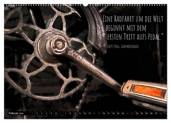 Produktbild: Velo Kunst (Wandkalender 2026 DIN A2 quer), CALVENDO Monatskalender