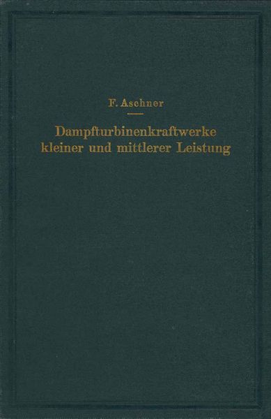 Produktbild: Dampfturbinenkraftwerke kleiner und mittlerer Leistung