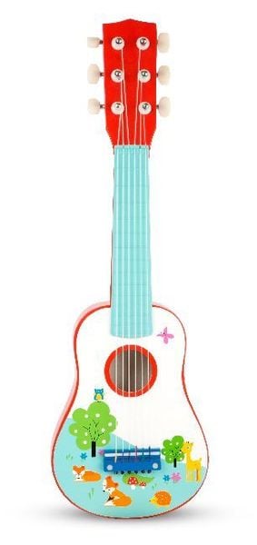 Small foot 10725 - Gitarre Kleiner Fuchs, Kinder-Musikinstrument, Holz, 53x17cm
