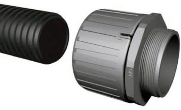 Produktbild: HellermannTyton 166-22202 HG16-90-M16 Schlauchverschraubung Schwarz M16 11.80mm 1St.