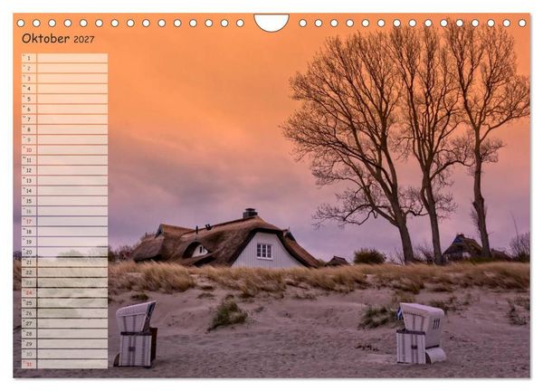 Produktbild: Lichtspiele auf der Halbinsel Dar&szlig; (Wandkalender 2027 DIN A4 quer), CALVENDO Monatskalender