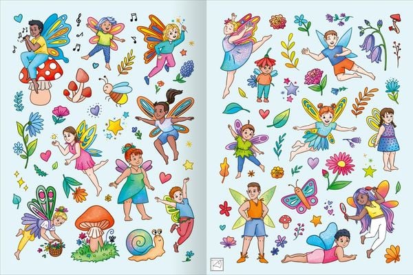 Produktbild: Mein schillerndes Stickerheft &ndash; Fantastische Feenwelt