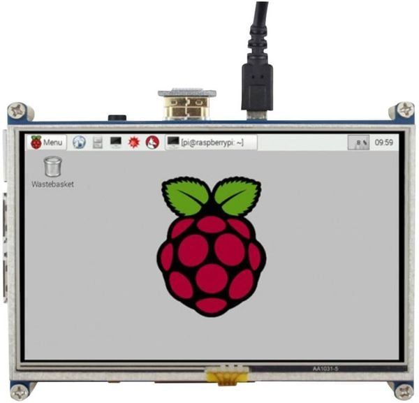 Joy-it RB-LCD5  Touchscreen-Modul 12.7 cm (5 Zoll) 800 x 480 Pixel Passend für (Entwicklungskits): Raspberry Pi inkl. To