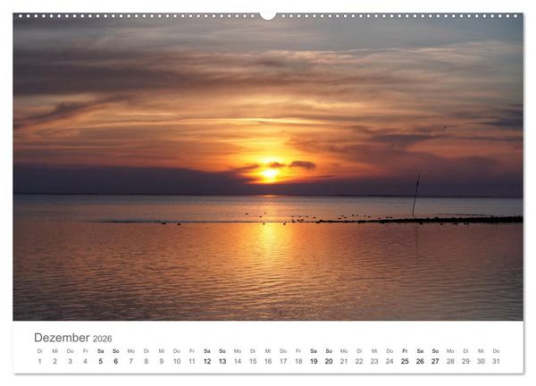 Produktbild: Nordfriesland - wundersch&ouml;ne Westk&uuml;ste (hochwertiger Premium Wandkalender 2026 DIN A2 quer), Kunstdruck in Hochglanz