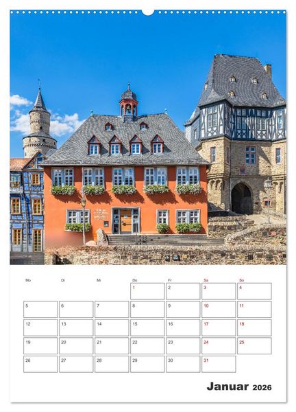Produktbild: Idstein - Fachwerktraum im Herzen des Taunus (Wandkalender 2026 DIN A2 hoch), CALVENDO Monatskalender