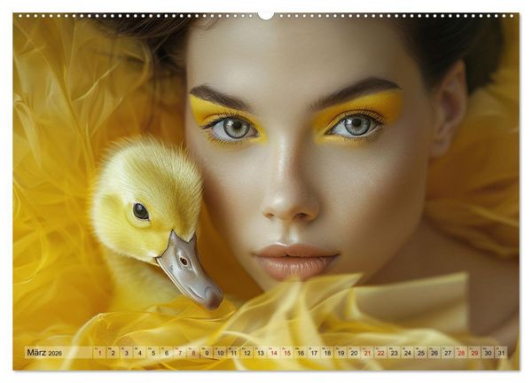 Produktbild: Farbenfrohe Sch&ouml;nheiten (hochwertiger Premium Wandkalender 2026 DIN A2 quer), Kunstdruck in Hochglanz
