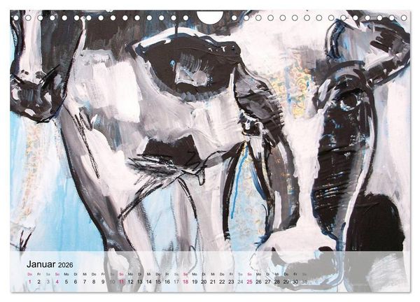 Produktbild: Kunst-Kalender von Stefanie Rogge (Wandkalender 2026 DIN A4 quer), CALVENDO Monatskalender