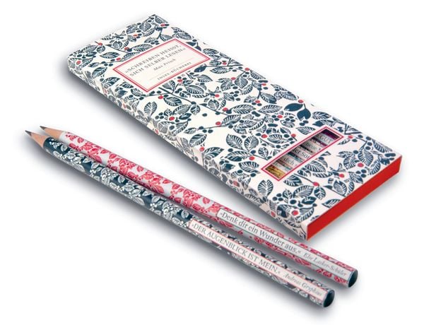 Produktbild: Insel-B&uuml;cherei Bleistift-Set I. 6 Bleistifte mit Zitaten