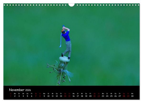 Produktbild: Minis Golf (Wandkalender 2026 DIN A3 quer), CALVENDO Monatskalender