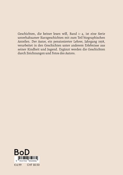 Produktbild: Geschichten, die keiner lesen will