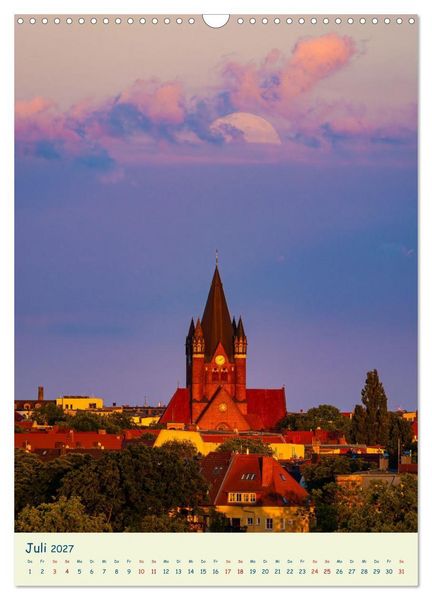 Produktbild: Halle/Saale - Meine Stadt im Licht (Wandkalender 2027 DIN A3 hoch), CALVENDO Monatskalender