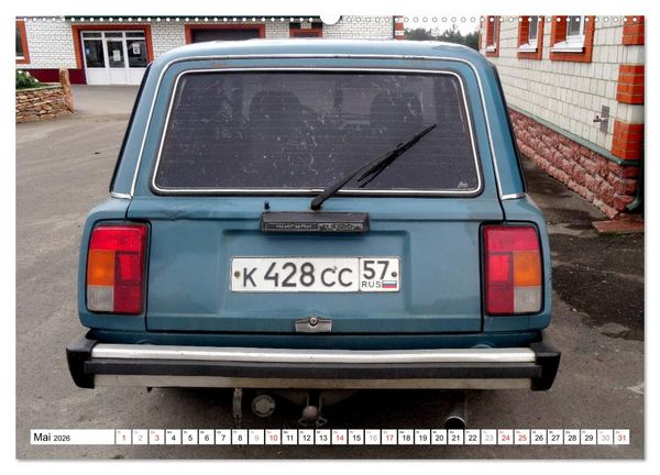 Produktbild: Sowjet-Mobile - Oldtimer der UdSSR (hochwertiger Premium Wandkalender 2026 DIN A2 quer), Kunstdruck in Hochglanz