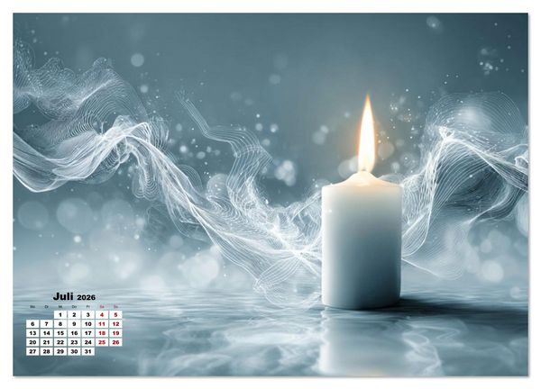 Produktbild: Nur ein Licht entfernt (Wandkalender 2026 DIN A4 quer), CALVENDO Monatskalender