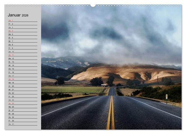 Produktbild: Kalifornien. Die goldene Westk&uuml;ste (Wandkalender 2026 DIN A2 quer), CALVENDO Monatskalender