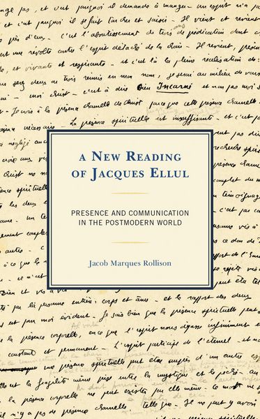 Produktbild: A New Reading of Jacques Ellul