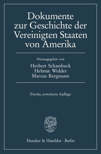 Produktbild: Dokumente zur Geschichte der Vereinigten Staaten von Amerika.