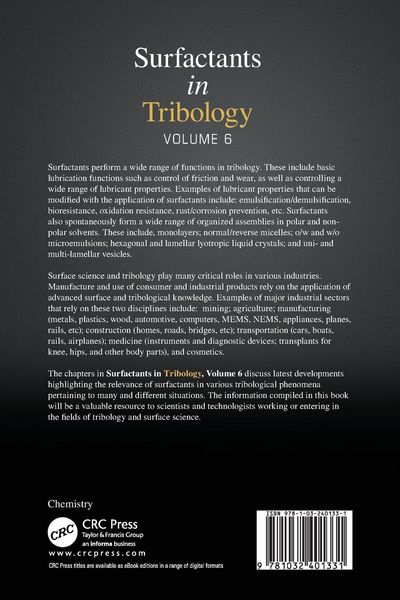 Produktbild: Surfactants in Tribology, Volume 6
