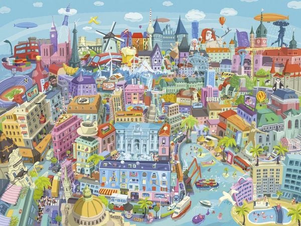 Produktbild: GOOD OLD EUROPE, HEYE Puzzle von Zsolt Vidak