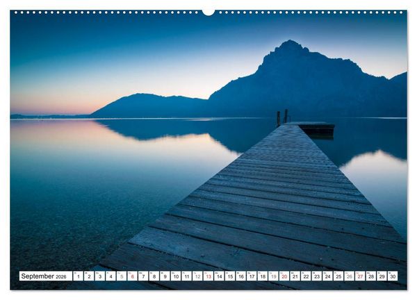 Produktbild: Ein Fr&uuml;hling am Traunsee - Vertr&auml;umte Ansichten (Wandkalender 2026 DIN A2 quer), CALVENDO Monatskalender