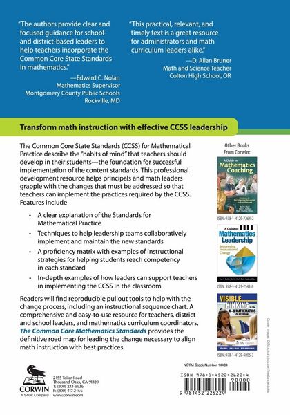 Produktbild: The Common Core Mathematics Standards