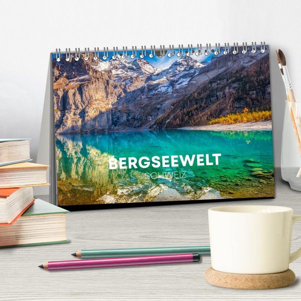 Produktbild: Wunderwelt Schweiz (Tischkalender 2026 DIN A5 quer), CALVENDO Monatskalender