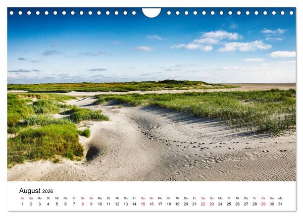 Produktbild: Sankt Peter-Ording. Licht, Schatten und Natur (Wandkalender 2026 DIN A4 quer), CALVENDO Monatskalender