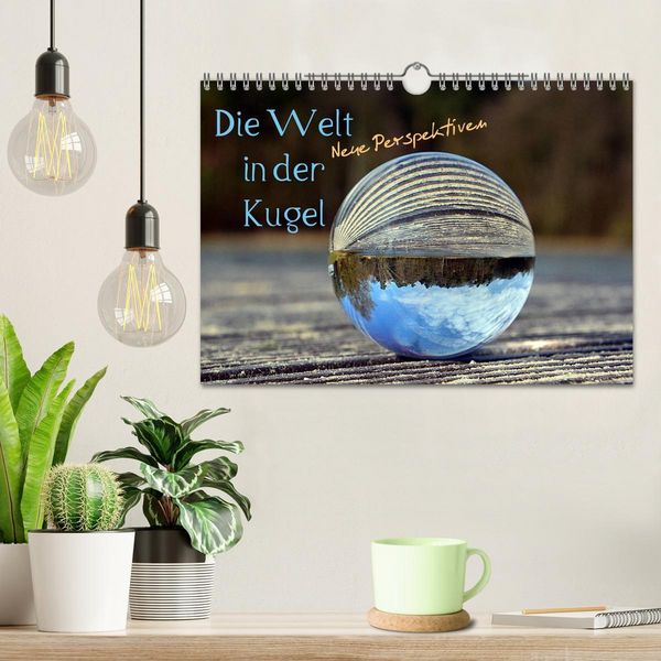 Produktbild: Die Welt in der Kugel (Wandkalender 2026 DIN A4 quer), CALVENDO Monatskalender